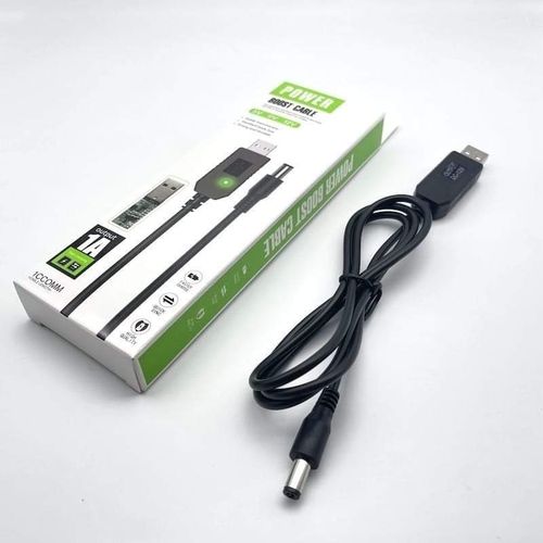 USB Boost Line Power Supply DC 5V To DC 12V Power Line 1A 2A Power Cord Output Cable | HighEnd | For Router