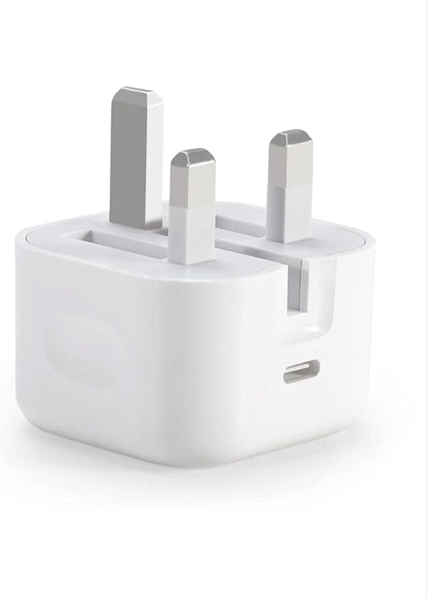 Adapter Apple  20W USB-C Fast Charger Compatible With iPhone - White