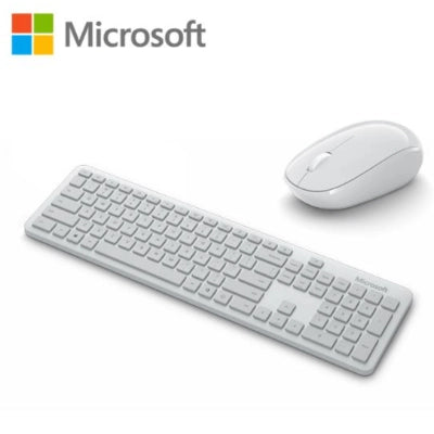 Microsoft Qhg-00047 Bluetooth Desktop Keyboard & Mouse - English, Glacier