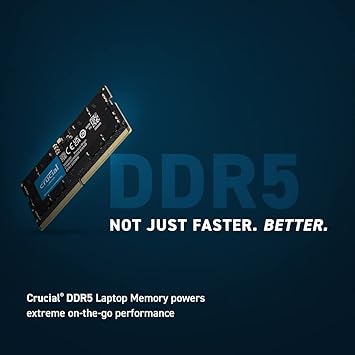 Crucial RAM 16GB DDR5 4800MHz CL40 Laptop Memory