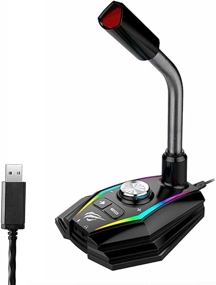 Havit Gamenote GK56 USB RGB LED Light Gaming Mic