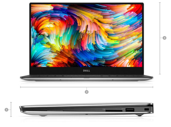 Dell XPS 9360 13.3" Touch 3K, Intel i5-8250U, 6MB cache, up to 3.4GHz, 8GB RAM, SSD 512GB, Intel UHD Graphics