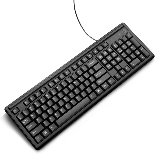 Keyboard HP 100 Wired Genuine  Swedish Black