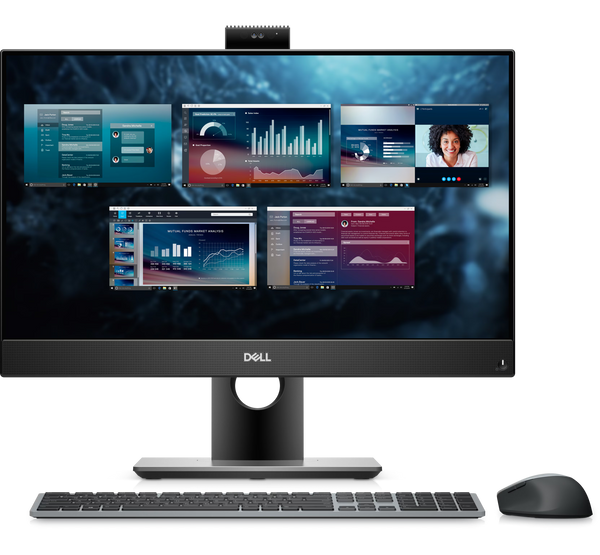 DELL OptiPlex 7490 All-in-One 24" FHD Touch Intel i5-11500, 12MB Cache up to 4.60GHz, Ram 16GB, SSD 256GB, NVIDIA GTX 1650 TI 4GB, Black, Silver