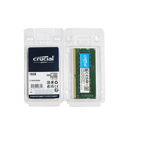 New Crucial &ADATD, RAM 16GB DDR4 Laptop Memory