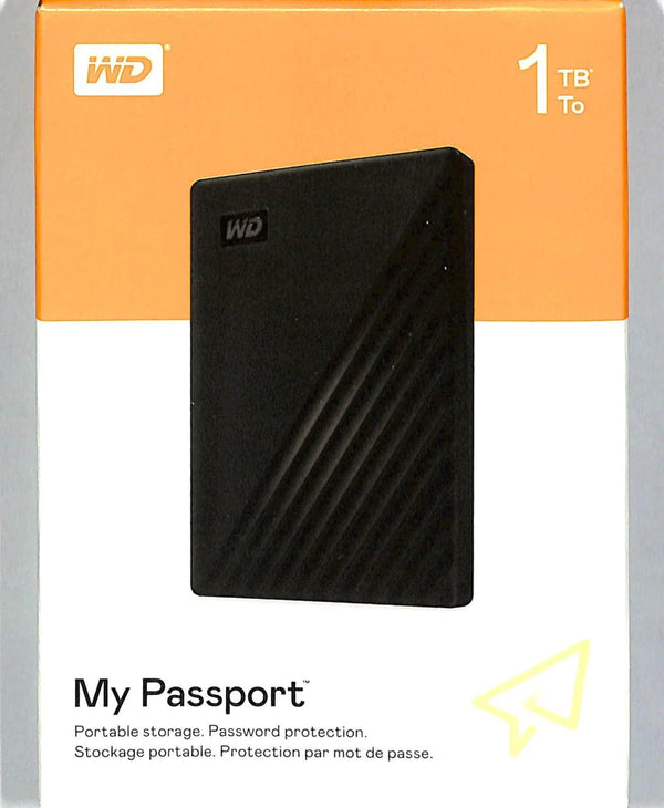 WD 1TB My Passport Portable External Hard Drive USB 3.0 – Black